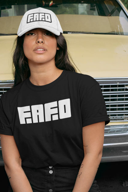T-Shirt  Graphic Tees Men & Women Want – NSFW FAFO Black T Shirt With Savage Attitude Infidel Collective