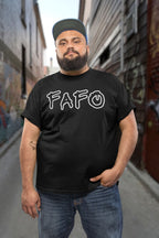 T-Shirt  Graphic Tees Men & Women Want – NSFW FAFO Spray Paint Black T Shirt Infidel Collective