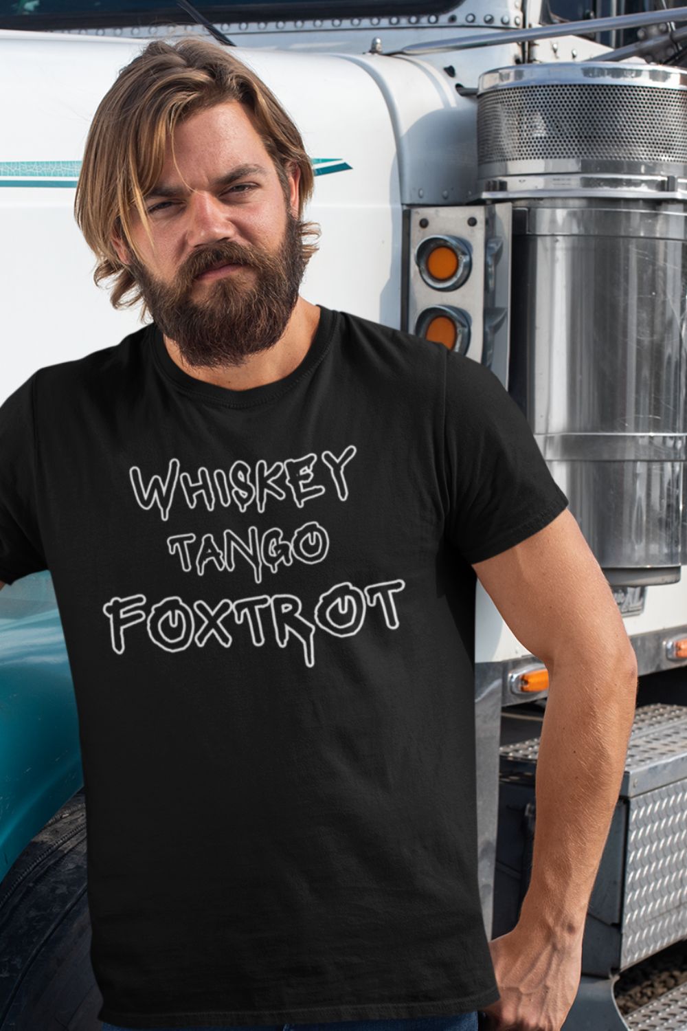 T-Shirt  Graphic Tees Men & Women Rock– NSFW Whiskey Tango Foxtrot Black T Shirt Infidel Collective