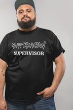T-Shirt  Graphic Tees Men & Women Rock – NSFW Shitshow Supervisor Black T Shirt Infidel Collective