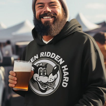 Black I've Been Ridden Hard Hoodie  Infidel Collective