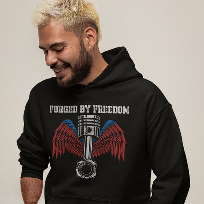 Forged by Freedom Patriotic Black Hoodie  Infidel Collective