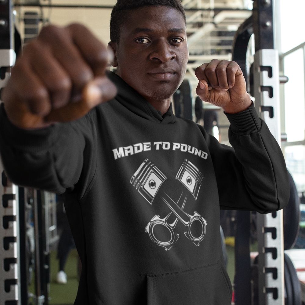 Made to Pound Black Hoodie  Infidel Collective