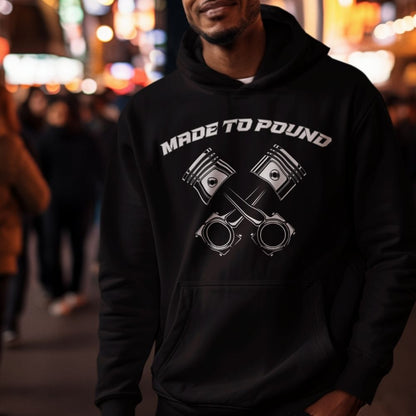 Made to Pound Black Hoodie  Infidel Collective