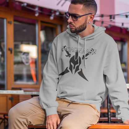 Molon Labe Spartan's Call to Arms 2A Grey Hoodie  Infidel Collective