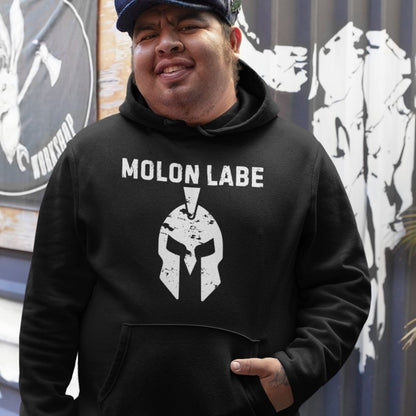 Black Molon Labe Hoodie – 2A Spartan's Stance  Infidel Collective