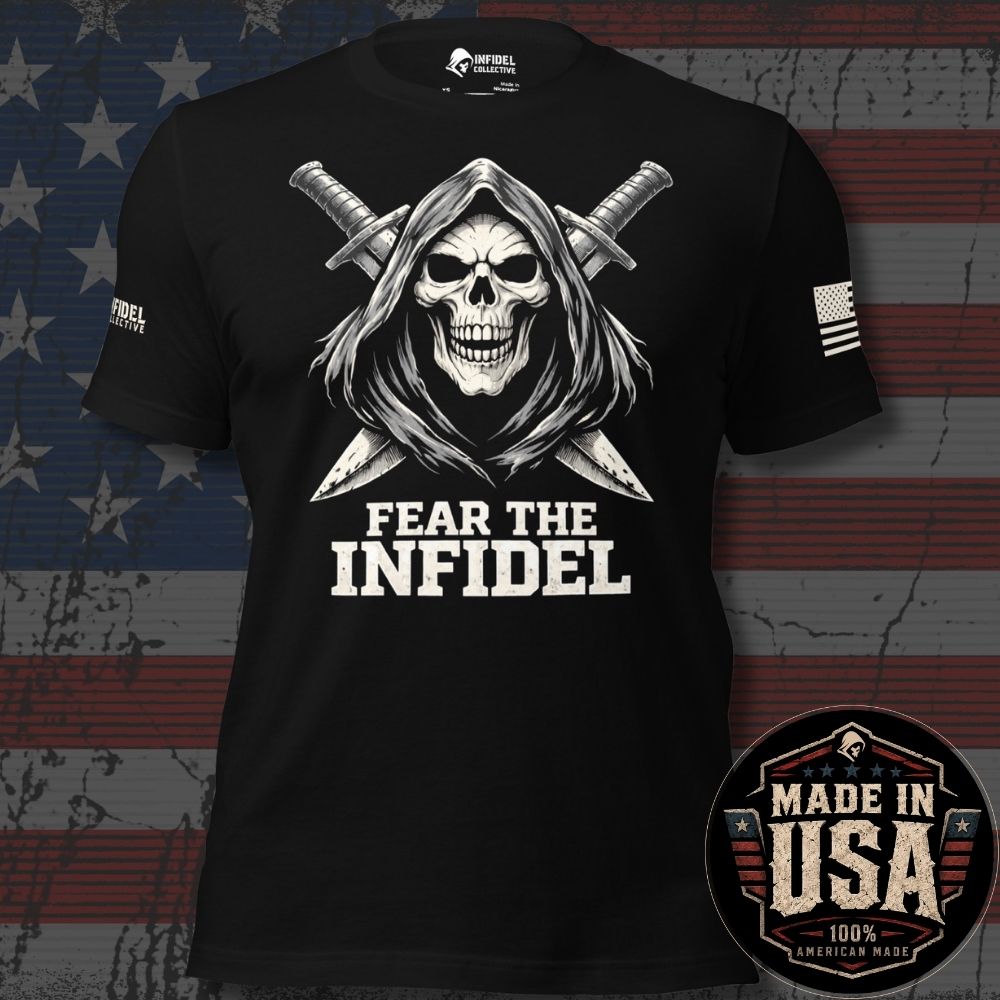 USA Made Fear the Infidel Reaper Tee