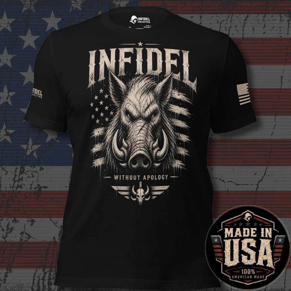 USA Made Infidel War Pig Without Apology Tee