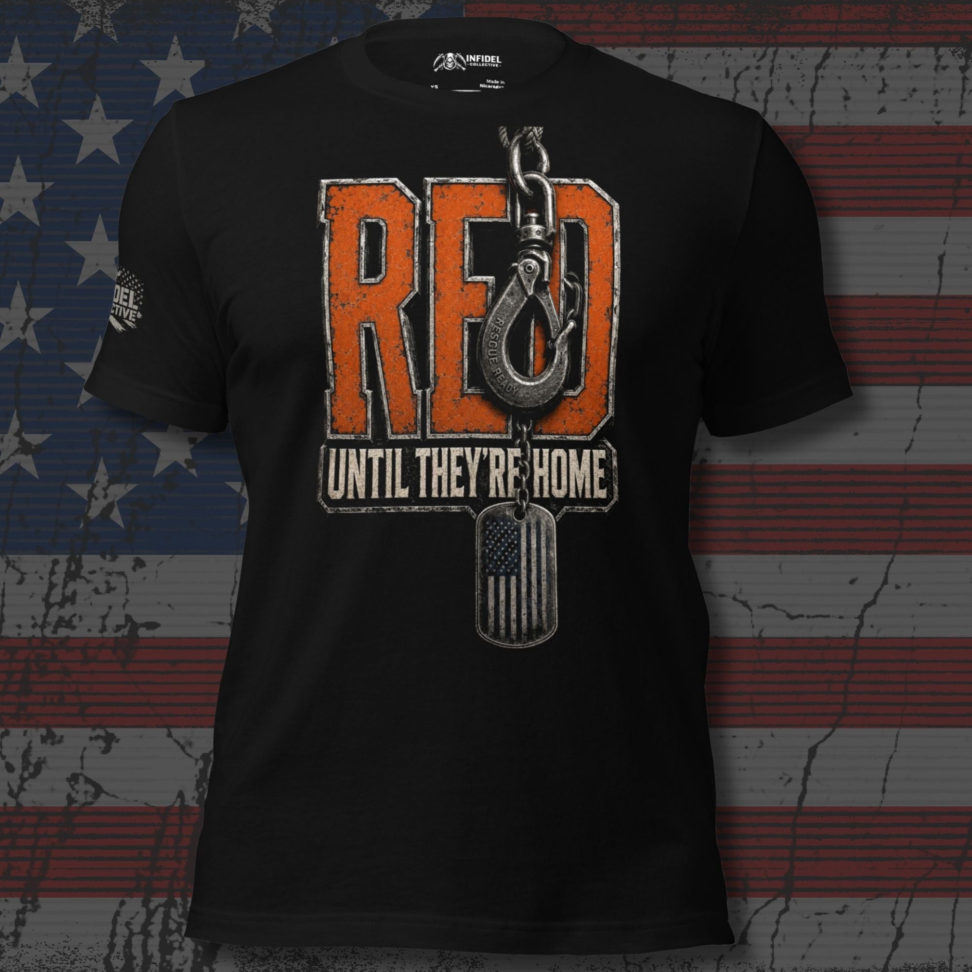 RED Coast Guard Until Home Tee