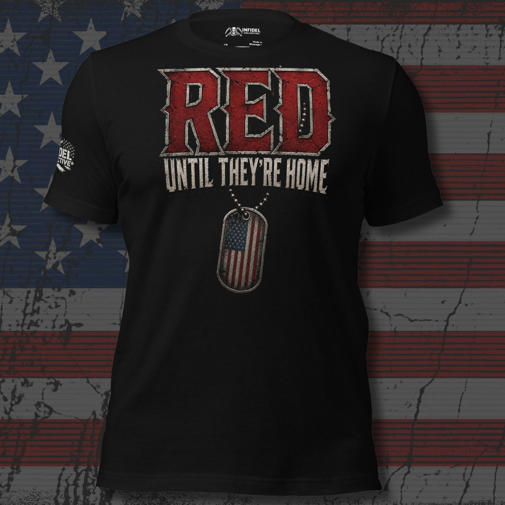 RED Until They're Home Tee