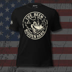 I’ve Been Ridden Hard wolf graphic black tee from Infidel Collective