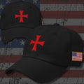Crimson Iron Cross Dad hat
