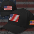 Old Glory American Flag Flexfit Hat embroidered headwear by Infidel Collective