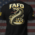 TALL Gadsden FAFO Rattlesnake Back Print Tee