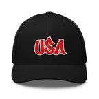 Cool USA Street Script Custom Patriotic Snapback Trucker Hats for Men & Women (20 Colors)  Infidel Collective