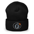 NSFW F-Bomb design is embroidered into this Cuffed Beanie by Infidel Collective - available in 12 colors, shown here in black.