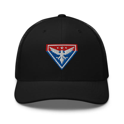 Hats Black Snapback Custom Trucker Hats Liberty Eagle Badge Cool Patriotic Cap Infidel Collective