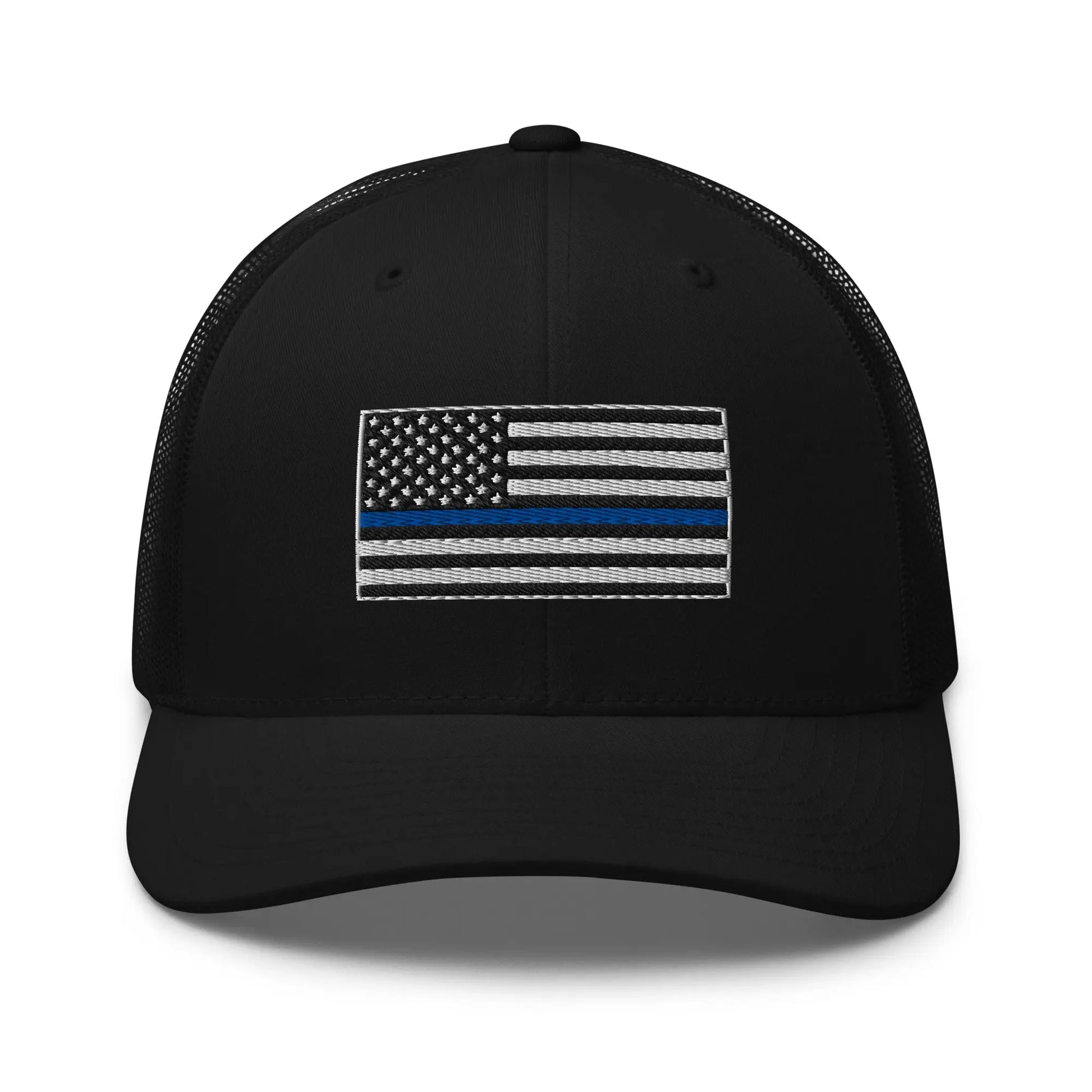Hats Black Snapback Custom Trucker Hats Thin Blue Line Flag Cool Patriotic Cap Infidel Collective