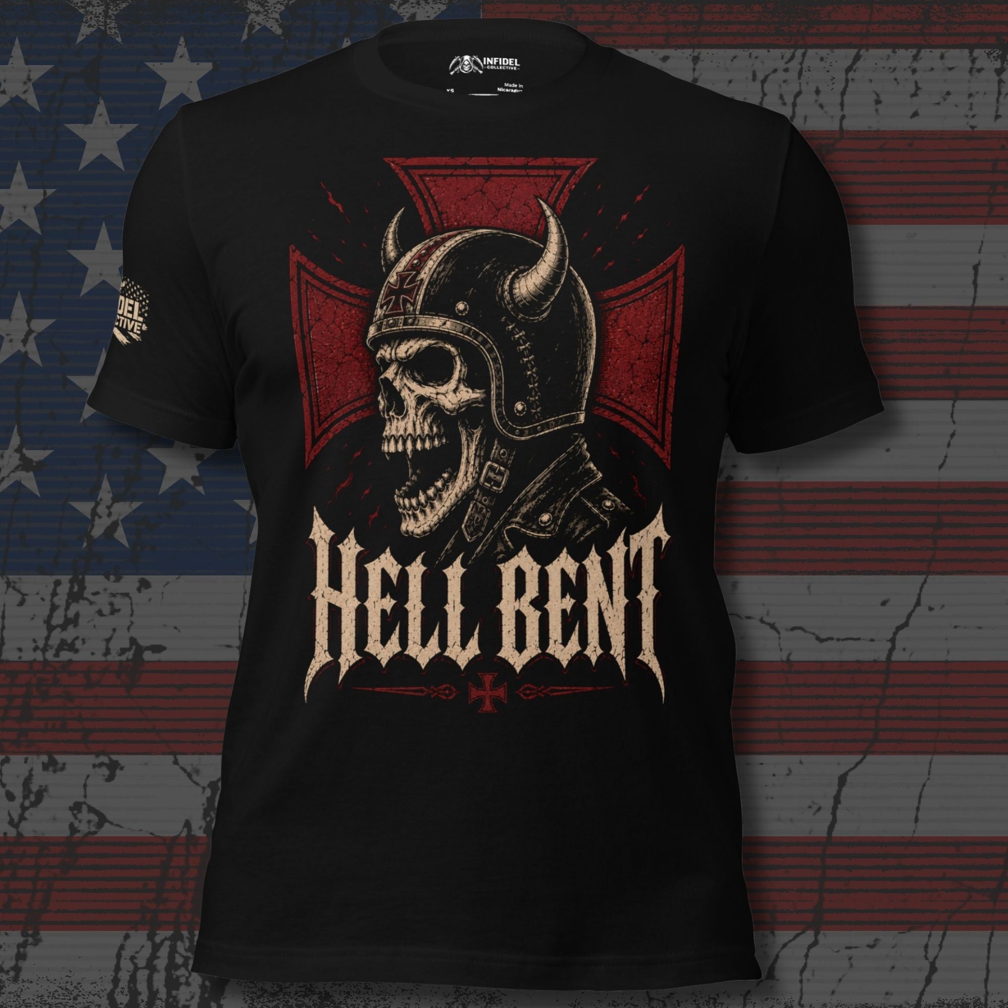 Hell Bent Iron Cross Tee