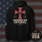 USA Made Deus Vult American Infidel Hoodie