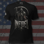 Infidel Reaper Oath graphic black tee from Infidel Collective