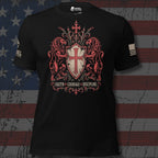 Infidel Collective Infidel's Lion Crest front-print tee design