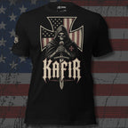 Kafir Knight USA Cross Black Tee