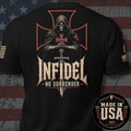 USA Made Knight of Creed No Surrender Back Print Tee