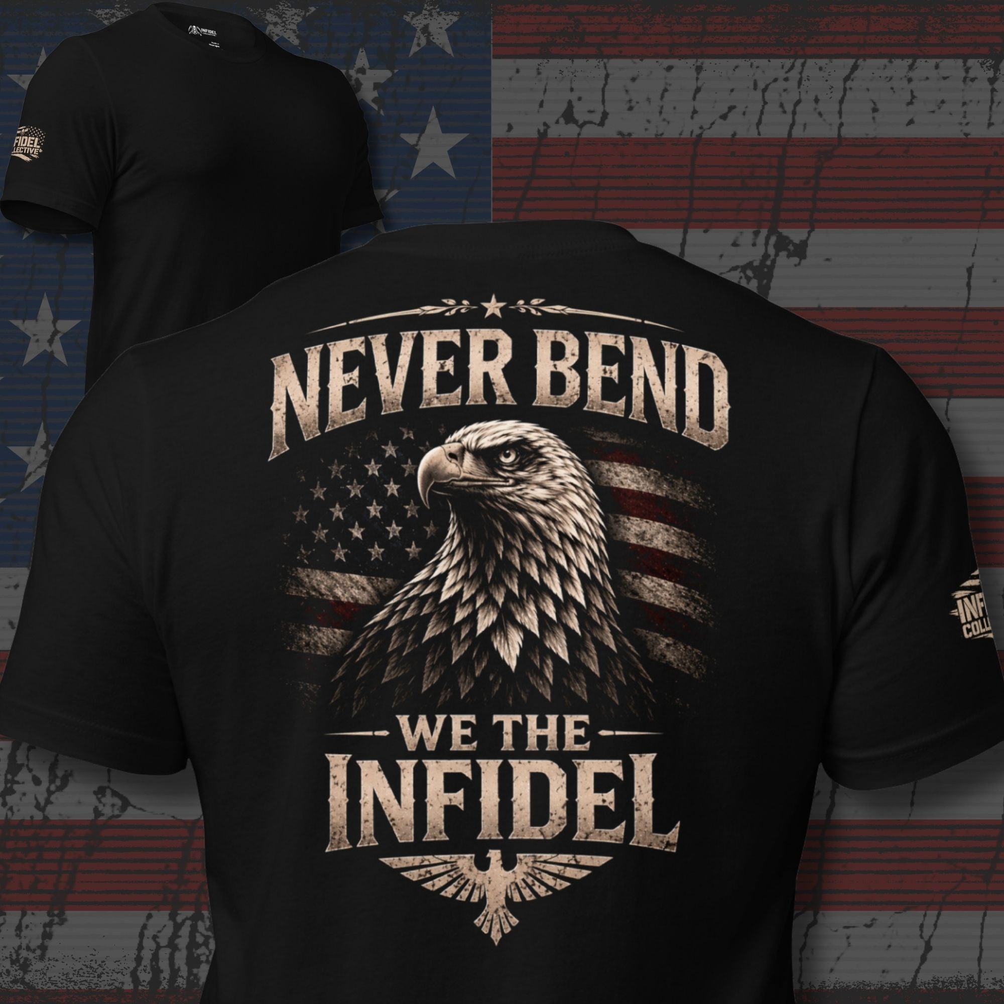 Never Bend Eagle Back Tee