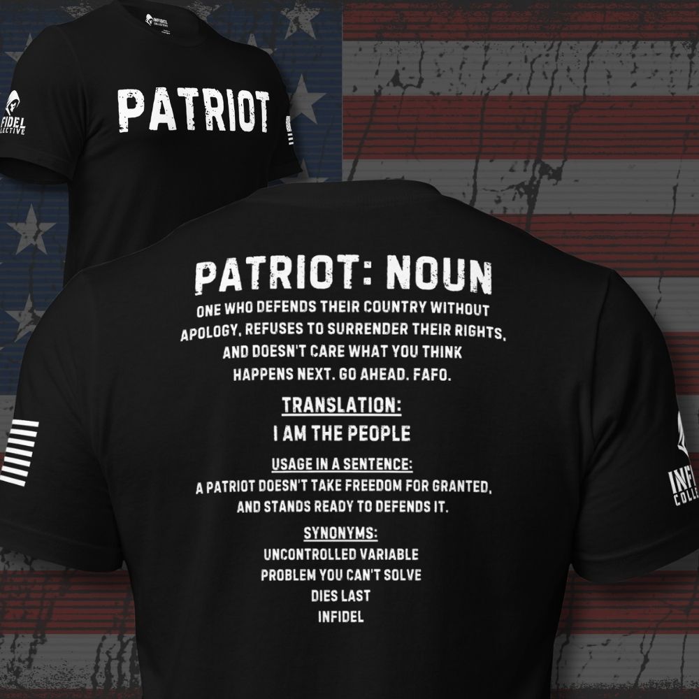 Patriot Defined Back Print Tee
