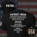 USA Made Patriot Defined Back Print Tee
