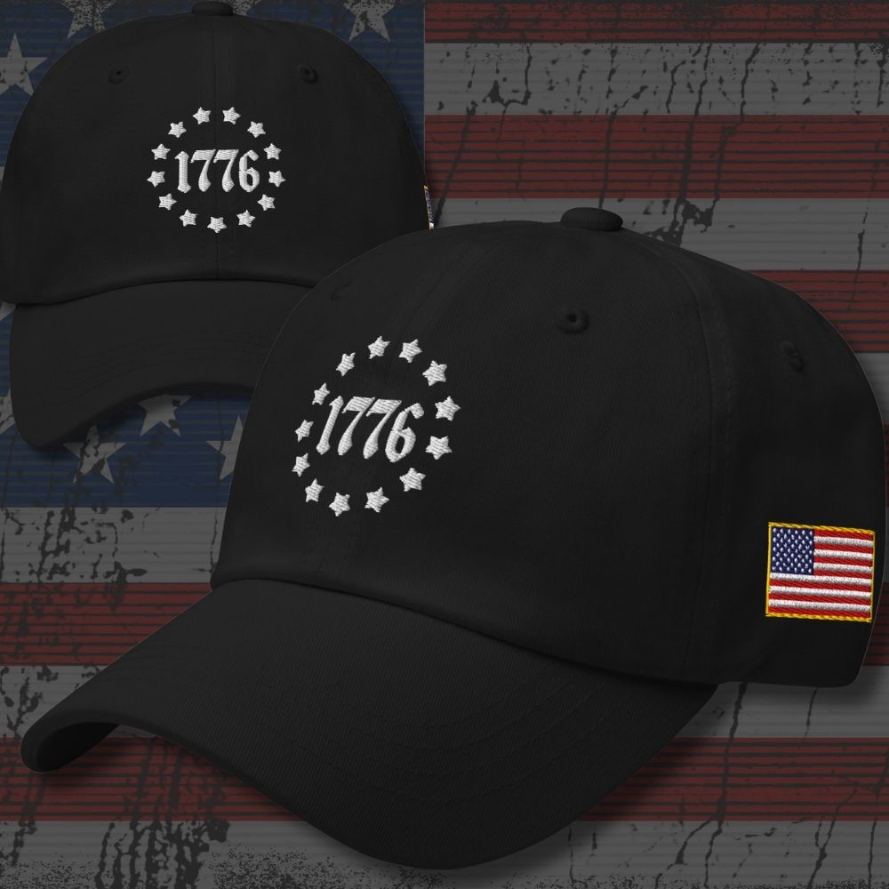 1776 Betsy Ross Stars Dad Hat