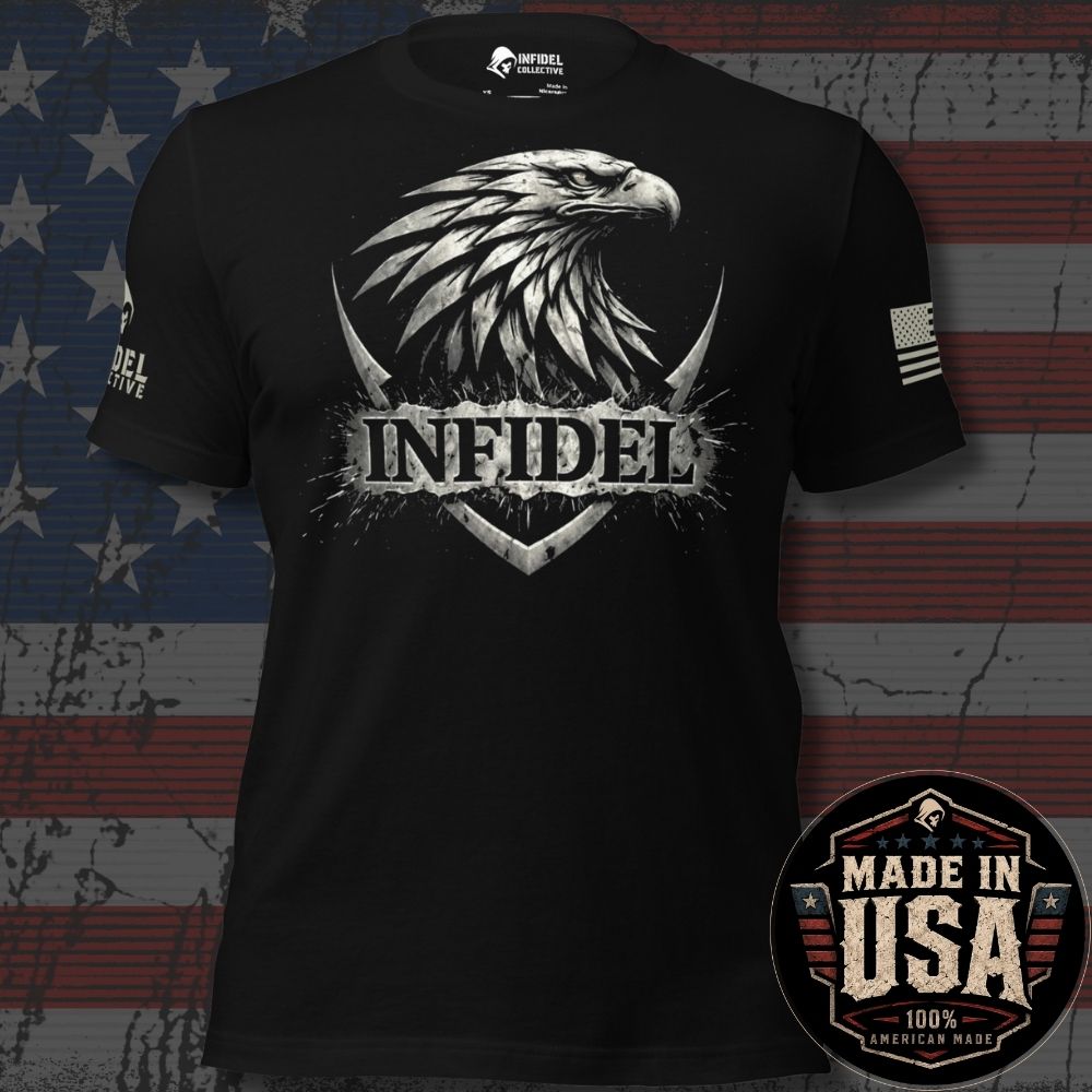 USA Made Infidel Stoic Eagle Tee
