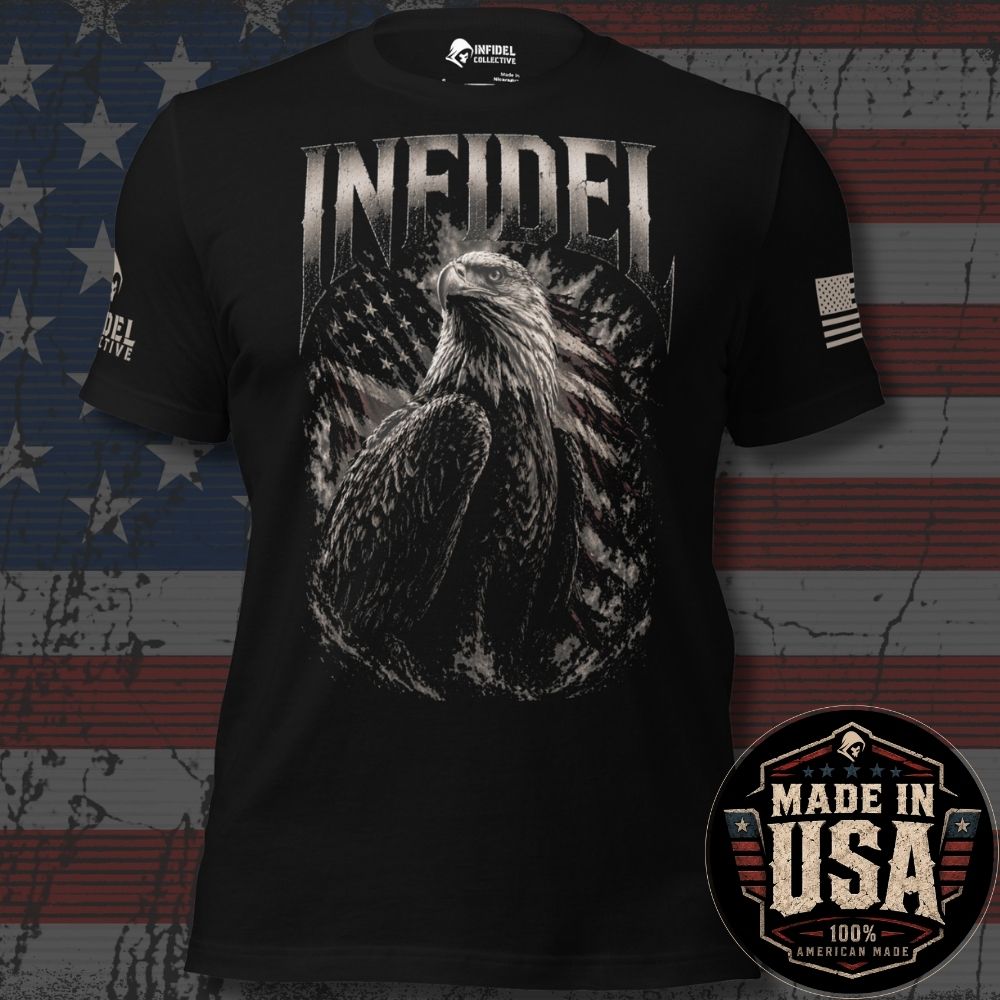USA Made Stoic Infidel Eagle Tee