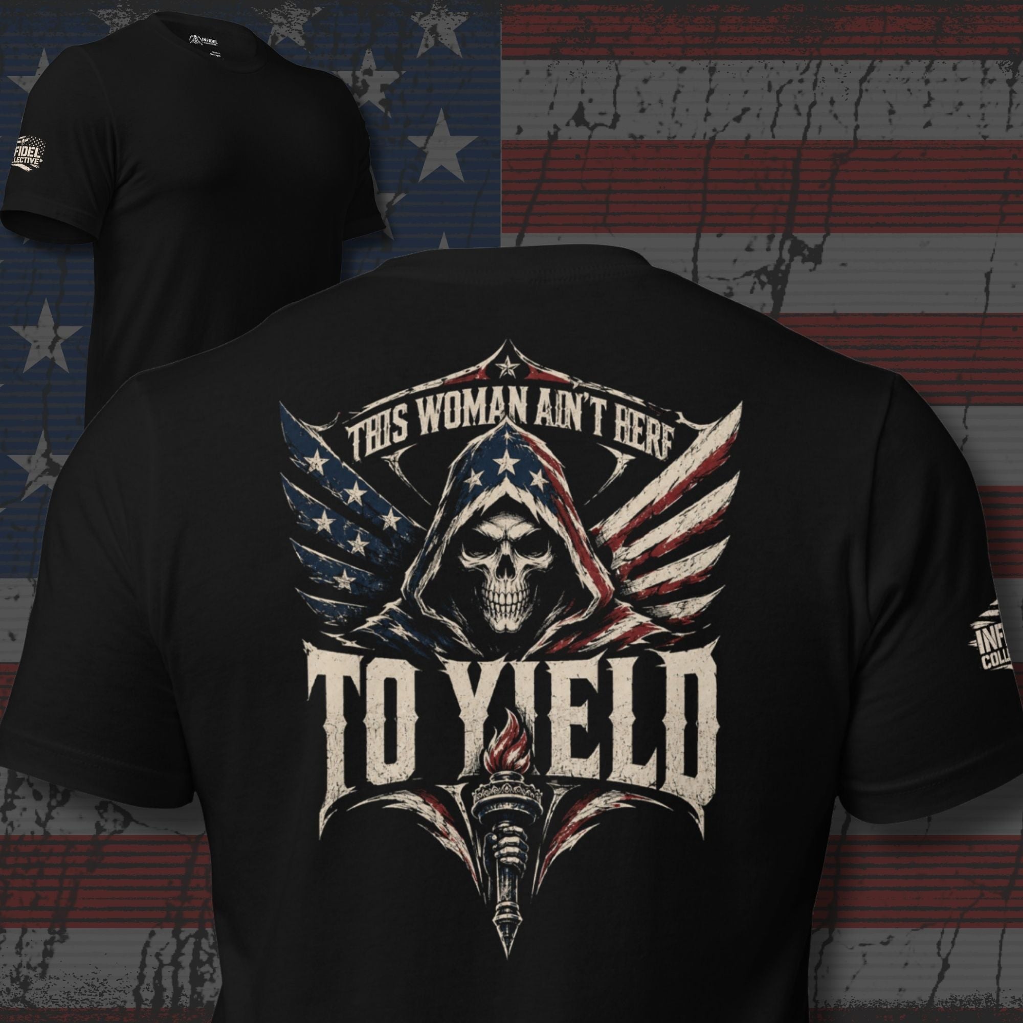This Woman Ain't Here To Yield Tee