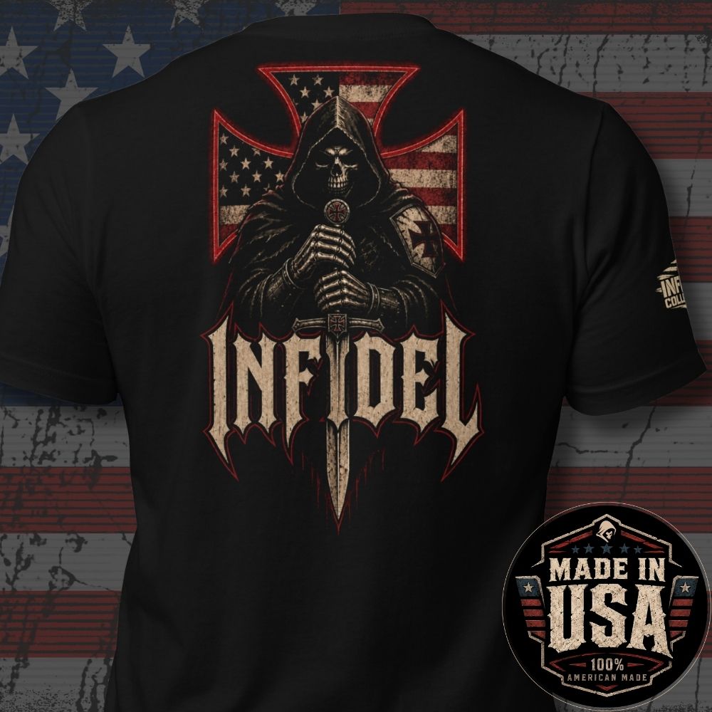USA Made Infidel USA Guardian Back Print Tee