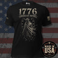 USA Made Whispers of 1776 American Infidel Tee