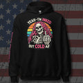 Pullover hoodie featuring the Yeah I’m Inked But Cold AF graphic, featured product view