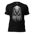Infidel Eagle Head graphic black tee from Infidel Collective