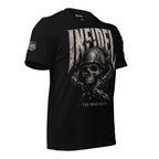 Infidel Road Calls broken chain skull biker graphic black tee