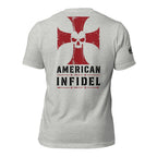 Infidel Script Cross back print tee from Infidel Collective