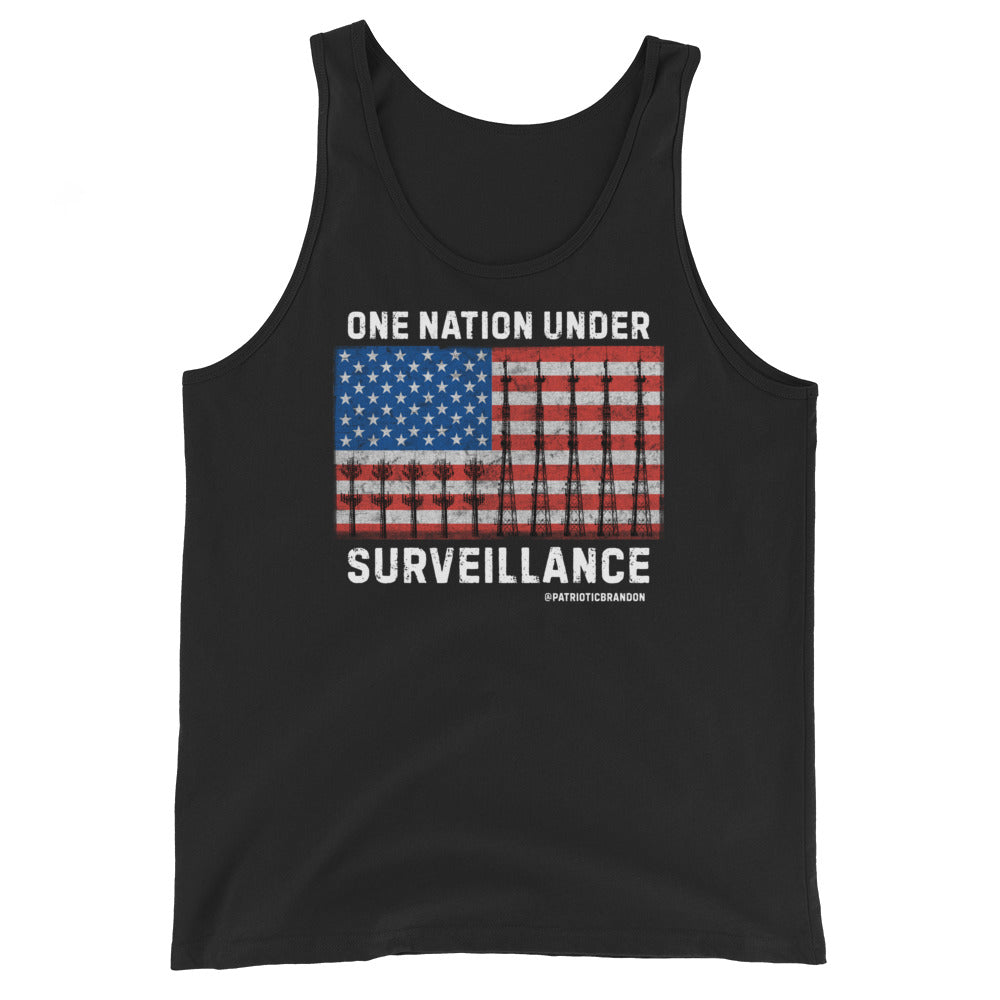 PatrioticBrandon One Nation Black Tank Top  Infidel Collective