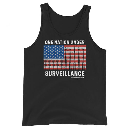 PatrioticBrandon One Nation Black Tank Top  Infidel Collective
