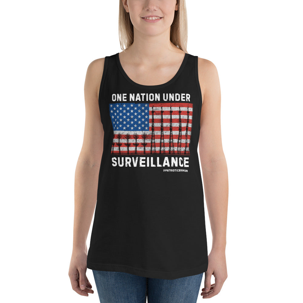 PatrioticBrandon One Nation Black Tank Top  Infidel Collective