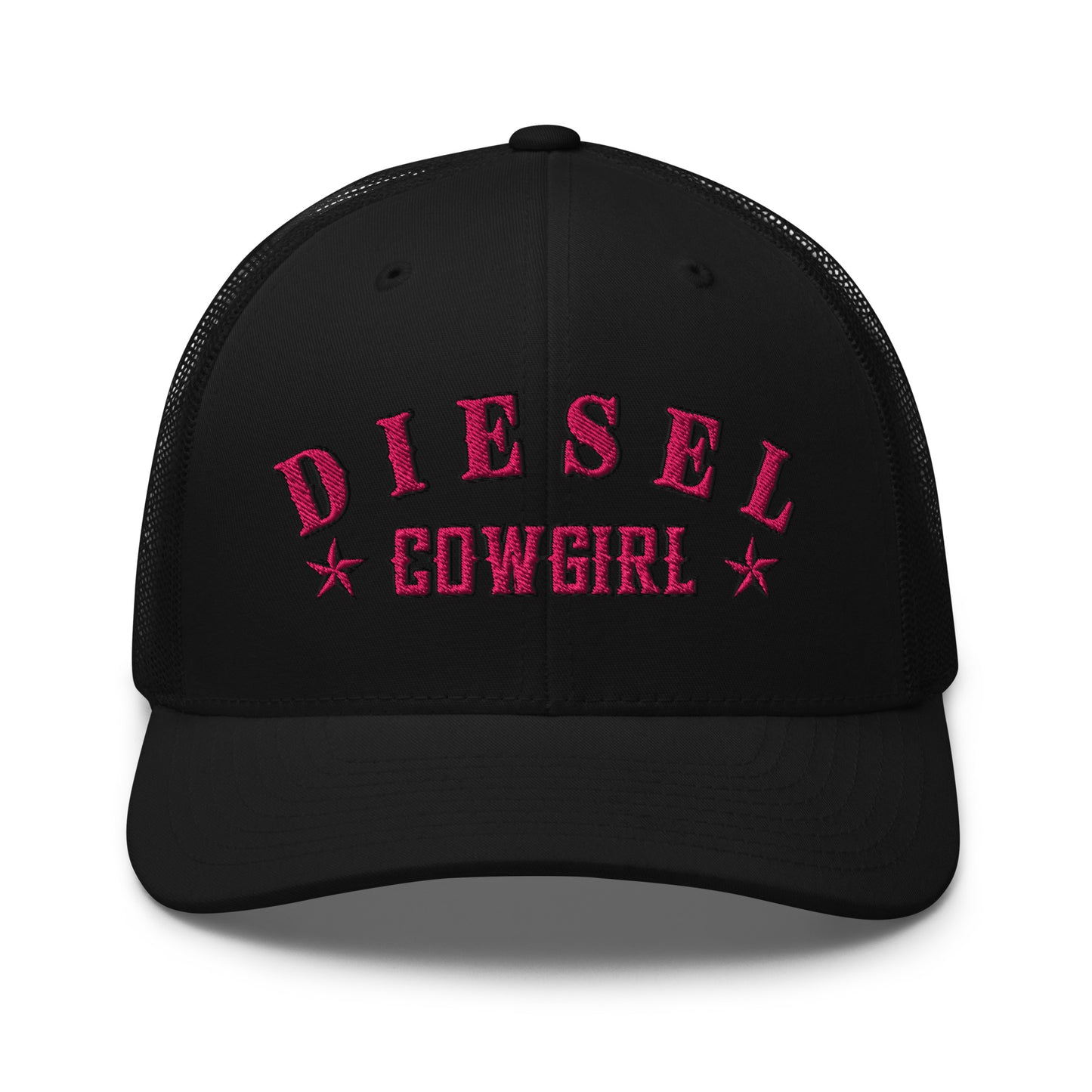 Custom Diesel Cowgirl Hat – Pink Stitch Snapback Trucker Cap for Diesel Gang Women  Infidel Collective