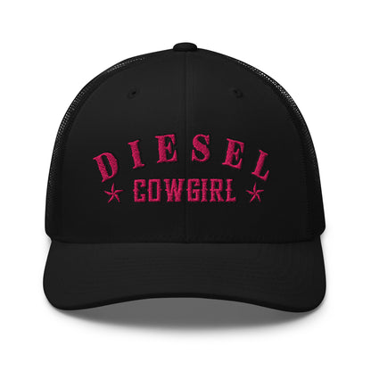 Custom Diesel Cowgirl Hat – Pink Stitch Snapback Trucker Cap for Diesel Gang Women  Infidel Collective
