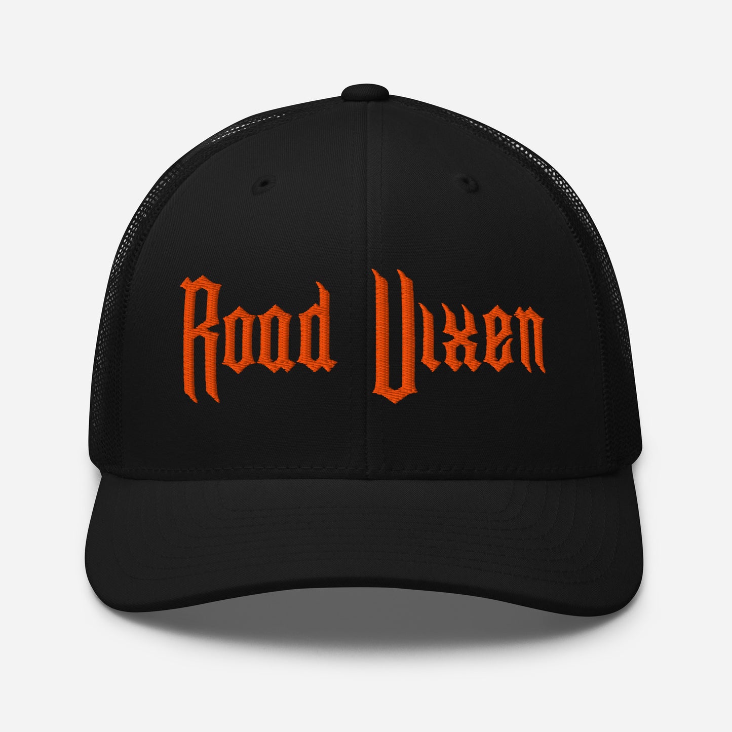 Snapback Custom Trucker Hats Road Vixen Cap for Sexy Women - Orange Stitch  Infidel Collective