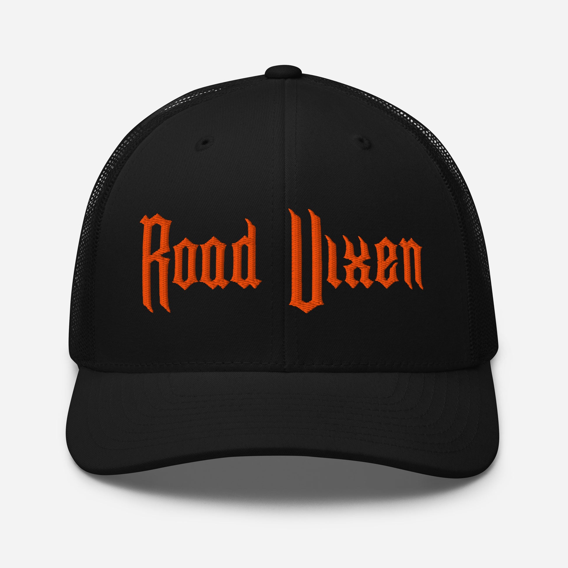 Snapback Custom Trucker Hats Road Vixen Cap for Sexy Women - Orange Stitch  Infidel Collective