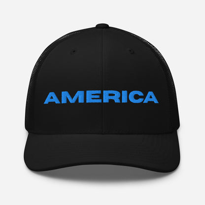 Cool AMERICA Custom Patriotic Hats Embroidered in Blue Stitch (11 Colors)  Infidel Collective