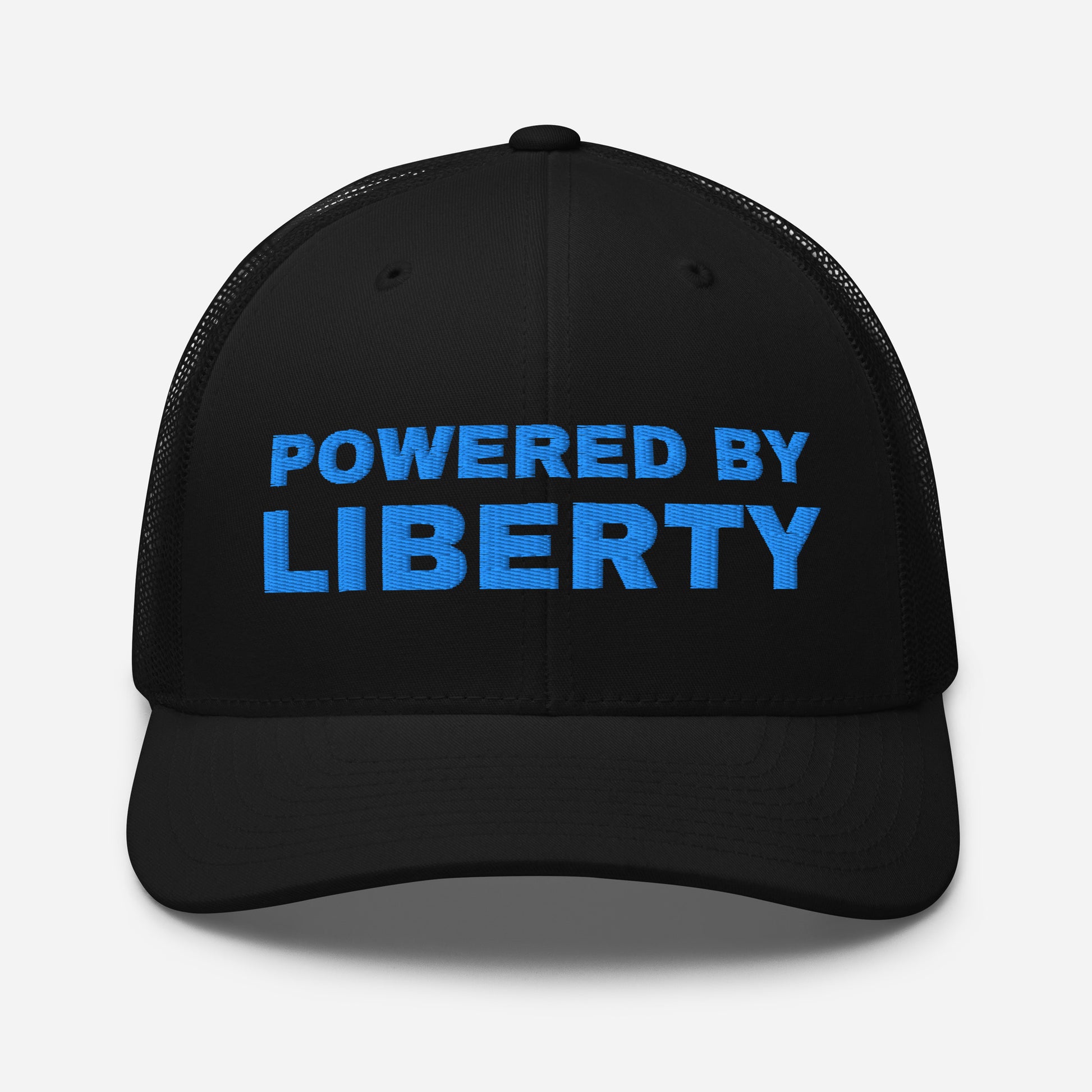 Snapback Custom Trucker Hats Powered by Liberty Cap in Blue Stitching  Infidel Collective
